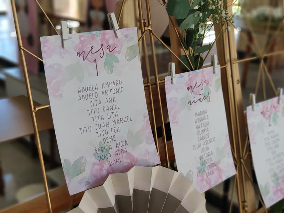 papelería para eventos